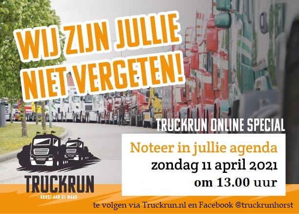 Online Truckrun Special: 11 april om 13.00